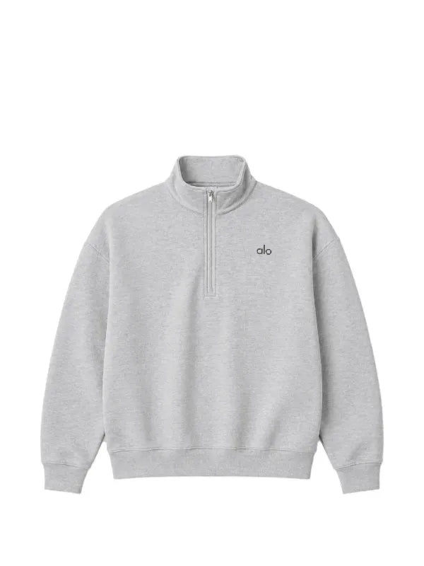 ALO QUARTER ZIP GREY