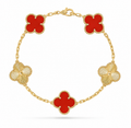 VAN CLEEF ROJO CON DORADO