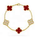 VAN CLEEF ROJO CON DORADO