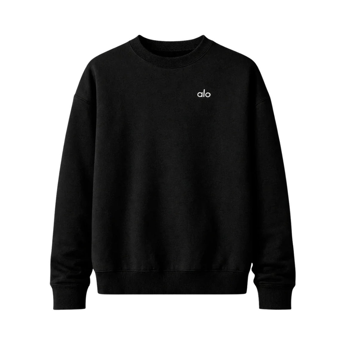 ALO CREW NECK BLACK