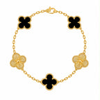 VAN CLEEF DORADA CON NEGRO