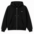 ALO FULL ZIP HOODIE BLACK